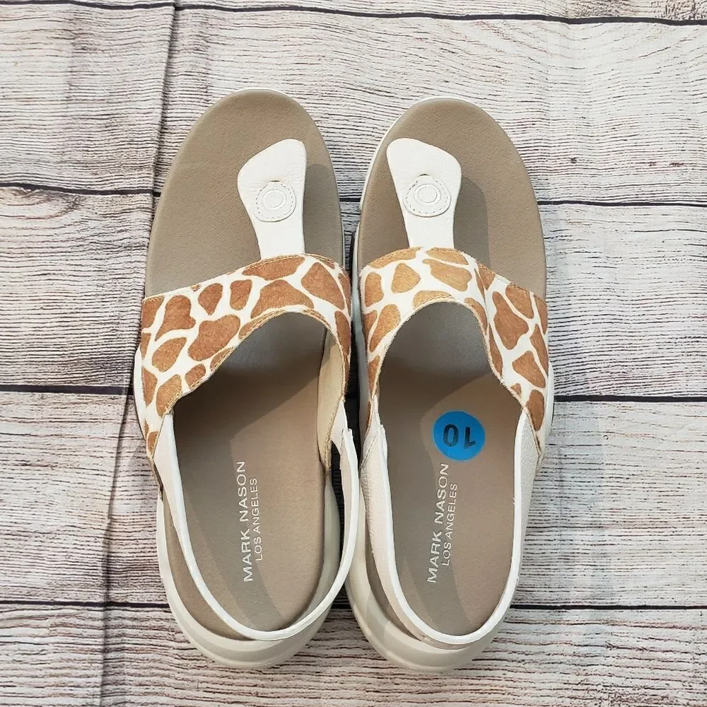 NWOB MARC NASON Giraffe Sandal Platform, Sz 10